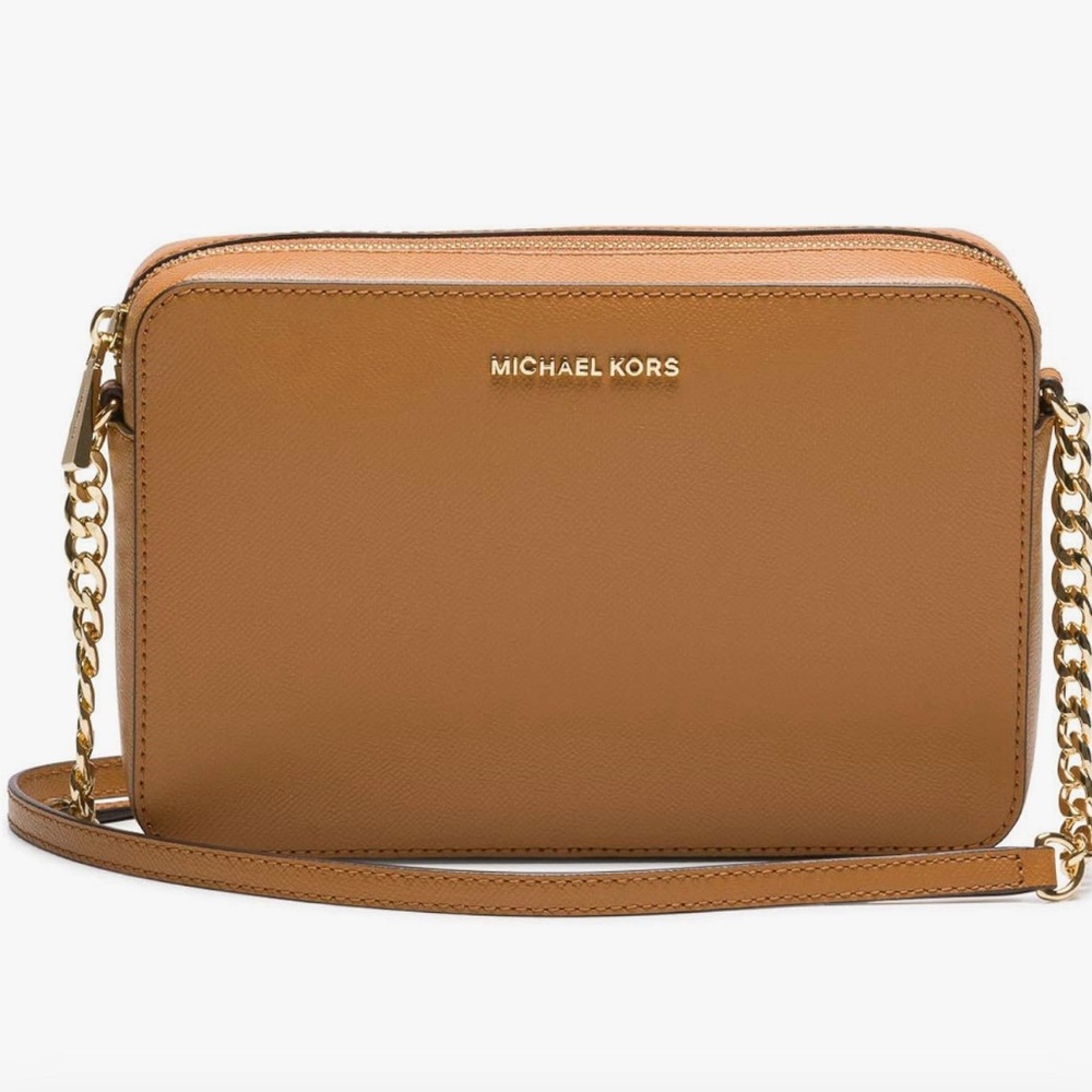⚱️Michael Kors Brown Crossbody Acorn Bag NWOT